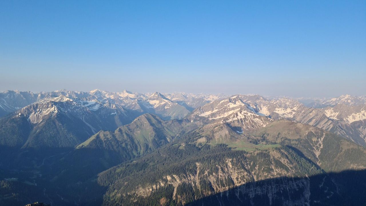 Blick vom Thaneller Richtung Westen Blick vom Thaneller Richtung Westen